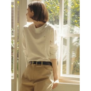 Soft modal blend T-shirt_Ivory