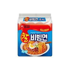 [농심]찰비빔면 (130g x 4개)