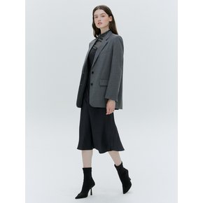 WOOL MANNISH OVERFIT JACKET [BLACK][GRAY]