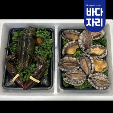 바다자리 전복 랍스타 선물세트 고급형 전복+랍스터(전복 15미+랍스터600g)