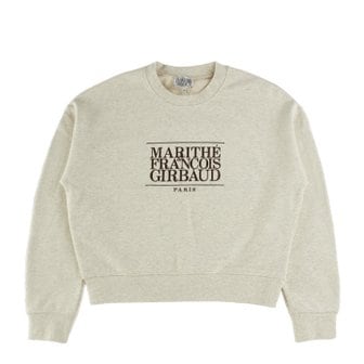 마리떼프랑소와저버 마리떼 W CLASSIC LOGO CROP SWEATSHIRT 1MG24CSW103 OTM