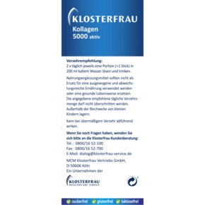 클로스터프라우 Klosterfrau 콜라겐 5000 액티브 20개입