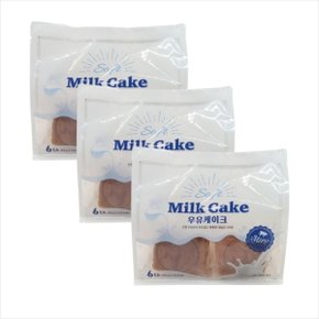 소프트 Milk Cake 우유케이크 6개입x3개