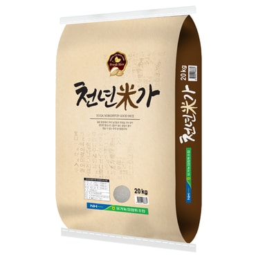  [유가농협] 천년미가 20kg/ 2024년산 햅쌀/  찹쌀이 섞여 찰진 쌀