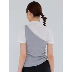 AR_One shoulder knit top