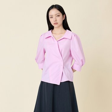케네스레이디 레티플 랩 블라우스 EWBLPE0400