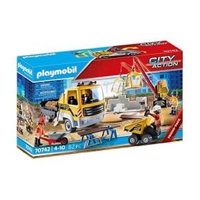 독일 플레이모빌 자동차 소방차 Playmobil City Action 70742 Construction Site with Dump Truc