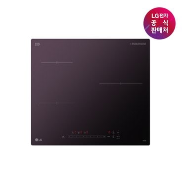 LG [LG전자공식판매처] LG 디오스 인덕션 전기레인지 BEI3QMBLOE (빌트인전용, 3버너)