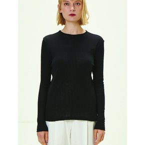 eyelet T-shirt(black)