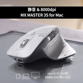 로지텍 마우스 MX 마스터 3S 맥 스페이스 그레이 MX2300MSG