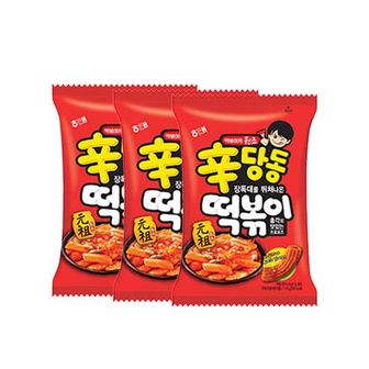 제이큐 아이간식 신당동떡볶이 110g 3개 봉지 과자 맛있는 사무실간식 바삭한 X ( 2세트 )