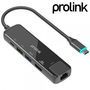 엠지솔루션 PROLINK WG508B USB3.0 Type C 5 in 1 멀티 허브