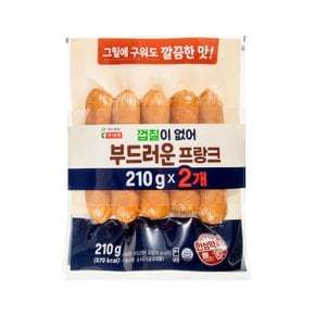 롯데 롯데햄 엔네이처 부드러운 프랑크 210g x2 2개