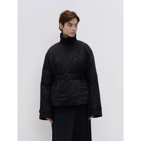 Goose Down Double-Breasted Trench Jacket (JUJJ214-15)