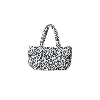 Sehr Padded Leopard Small Bag (Ivory)