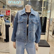 온앤온 카라 루즈핏 데님 재킷 NJJ4MM408_P360445561