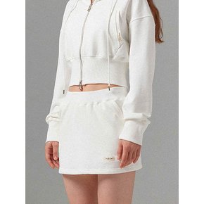 Ivory Essential Sweat Mini Skirt