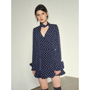 [리퍼브]DOT POINT WRAP JUMPSUIT_NA