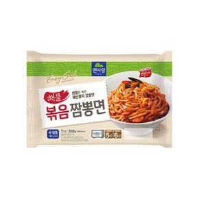 면사랑 해물볶음짬뽕면 즉석용기면 368g x 7개