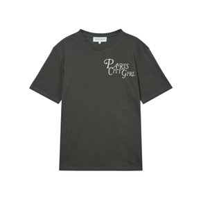 [시즌오프][MAISON LABICHE] 그레이 레터링자수 면 CWTS3F175G3