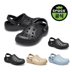 공식(CROCS) 털크록스 바야 라인드 클로그