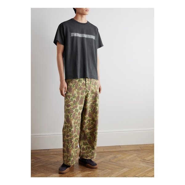 파파라치 크리스탈 장식 글리터 프린트 코튼 저지 티셔츠 46376663162903244