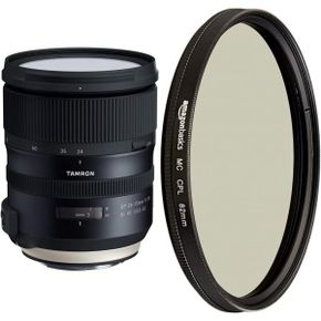 독일 탐론 렌즈 Tamron SP 24-70mm F/2.8 Di VC USD G2 Lens for Canon 블랙 Amazon Basics Circ