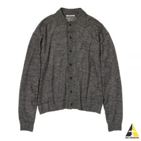 오라리 KID MOHAIR SHEER KNIT CARDIGAN (A23AC01FG TOPCHARCOAL) (키드 모헤어 쉬어 니