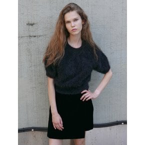 [KNIT] Angora Half Sleeve Pullover