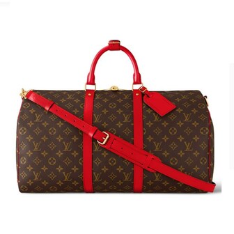 LOUIS VUITTON 루이비통 여행가방 키폴50 반둘리에 모노그램 LV