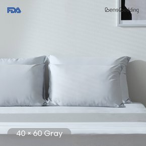 드리밍 진드기차단 밴드형 방수 베개커버 40x60cm 그레이