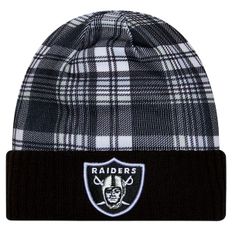 [해외] 1079925 NFL [라스베이거스 레이더스] Sideline Statement Cuffed Knit Hat Black