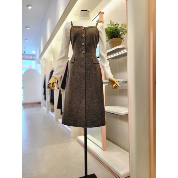 [여주점] 여성 모던 클래식 레이어드 원피스(ITPBYOP900)