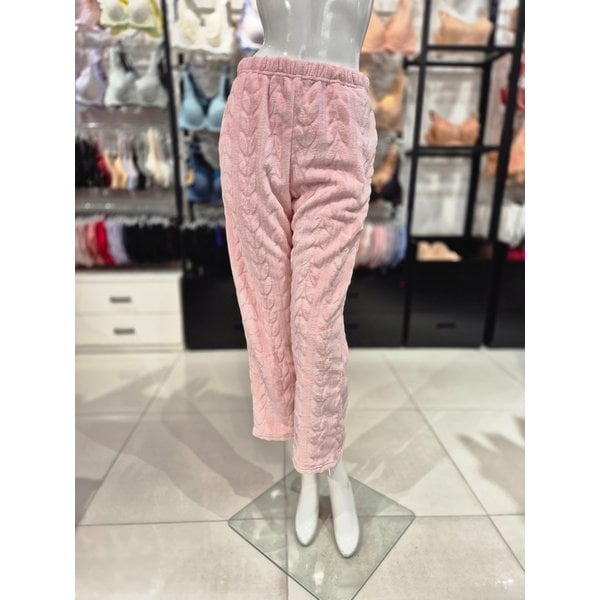 [시흥점] S 비너스 ) 솔브 특가 여성 극세사 홈웨어 바지 [SEPE001F-PK]