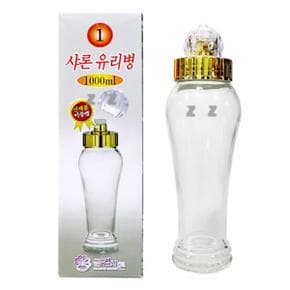 금강샤론 이중캡-H 과실주병 약주 술병 인삼주병 산삼주병 유리공병 밀폐유리병 유리병1000ml