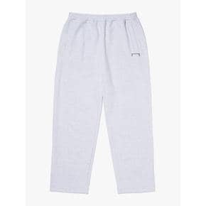 ESSENTIAL STRAIGHT PANTS-MELANGE GREY