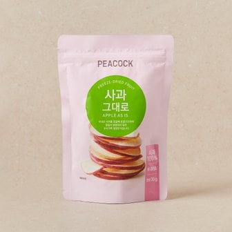 피코크 사과 그대로 30g