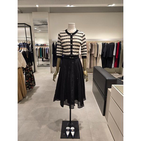 [파주점] 라운드넥 니트 배색 원피스 JS5B0OP521