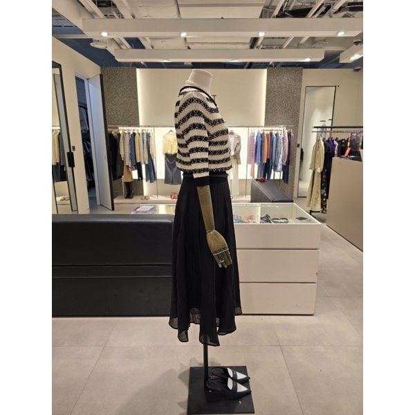 [파주점] 라운드넥 니트 배색 원피스 JS5B0OP521