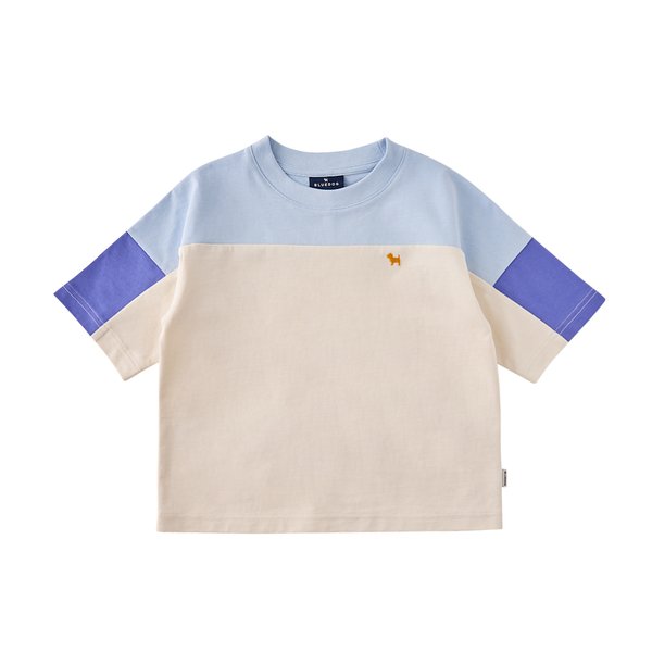 [여주점] [오프라벨 여주점] 블루독 (SK) 컬러블럭 7부 티셔츠 (25135-331-02)