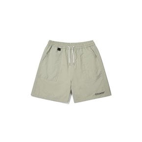 CU SIGNITURE NYLON SHORTS PANTS 라이트그레이