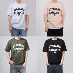 남자 반팔티셔츠 프린팅 오버핏 빅사이즈 남자옷 스탠다드 박스 여름 커플 반팔티_P391628029