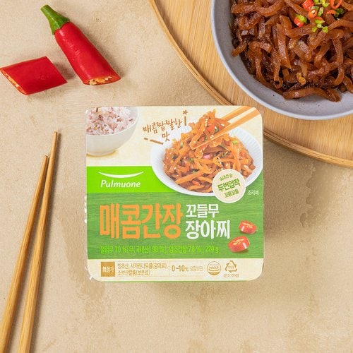 풀무원 매콤간장꼬들무장아찌 220g