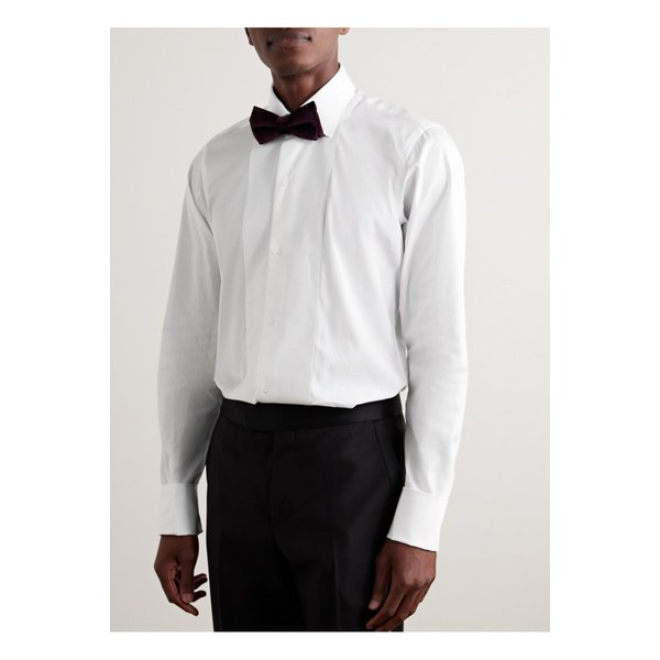 톰 스위니 마르셀라 비브 프론트 포플린 피케 턱시도 셔츠 1647597345219211