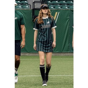 왁 [WAAC X JONES] Womens Flying J SS Jersey Dress(WWTCX24378GRX)