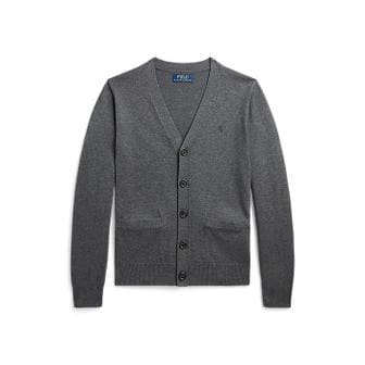 폴로 랄프 로렌 폴로 키즈 남아 8-18세 코튼 브이넥 카디건(CWPOSWEY6820387020)