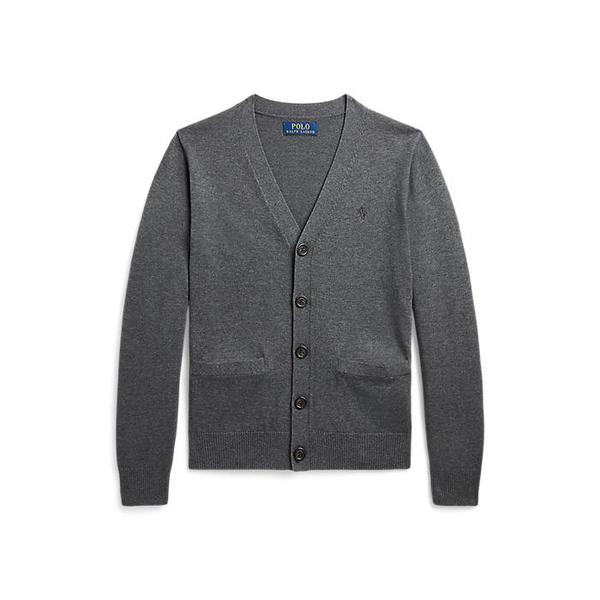 폴로 키즈 남아 8-18세 코튼 브이넥 카디건(CWPOSWEY6820387020)