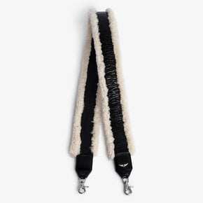 가방 스트랩 Shearling Shoulder strap ZE2FFACBB003Z10