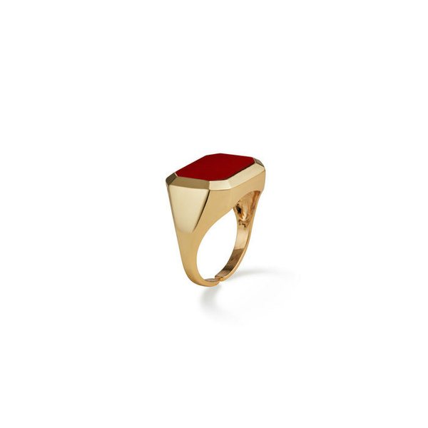 [BTS 뷔,홍경 반지] Carnelian Signet Ring