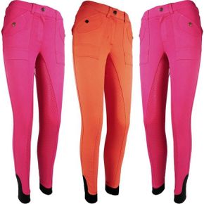 독일 HKM 여자 풀시트 승마바지 1851127 Womens Riding Trousers Cargo Silicone Full Seat